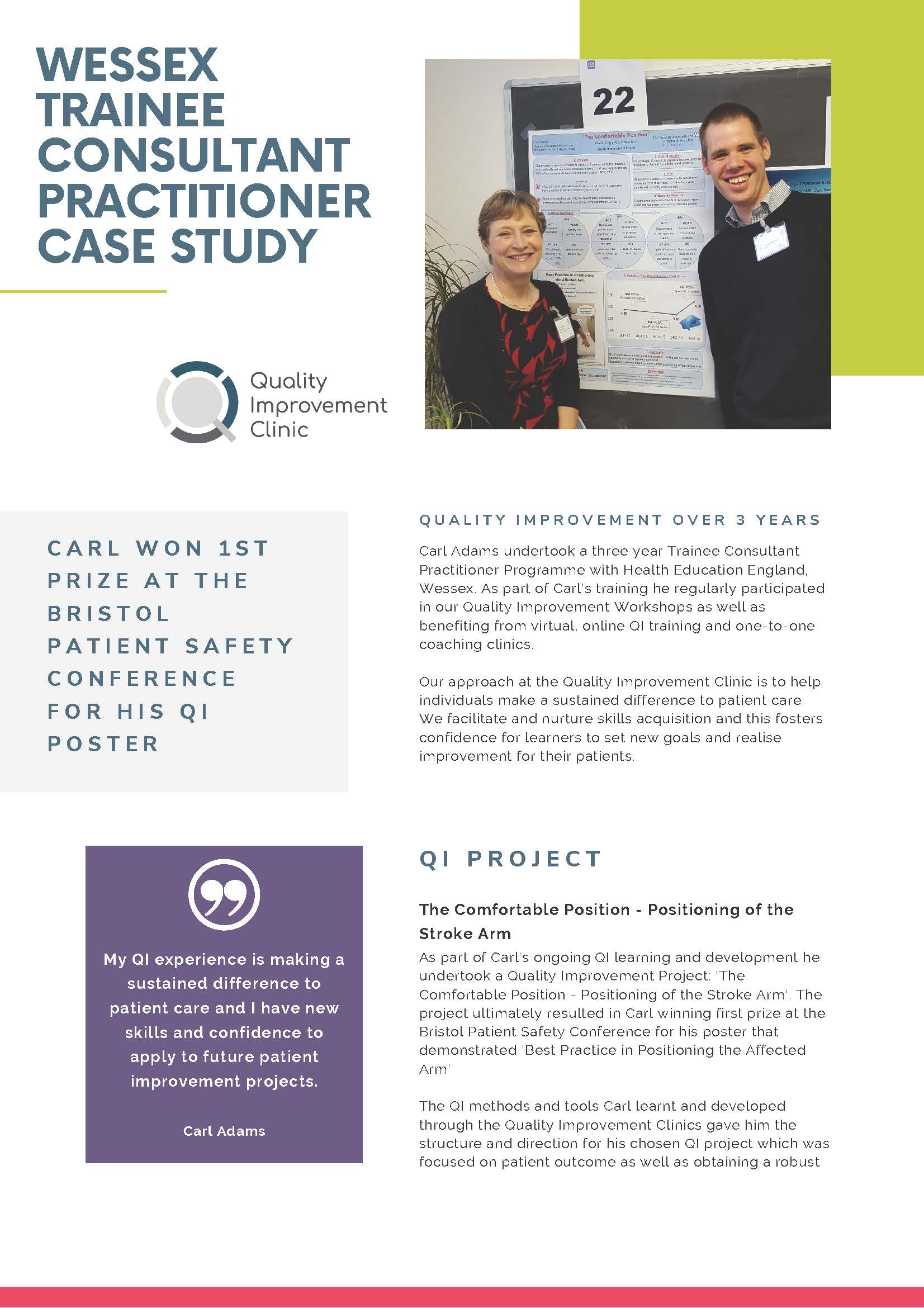 Case Study: Wessex Trainee Consultant Practitioner Programme - QIClearn
