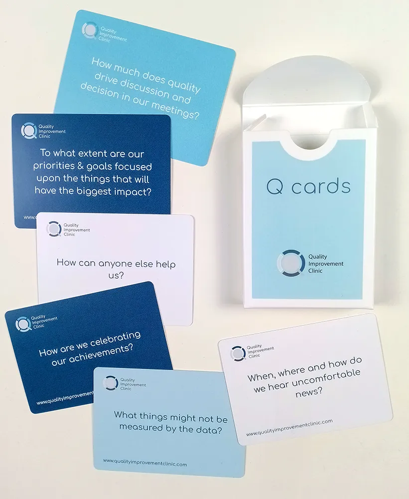 q cards for organisational change from qiclearn